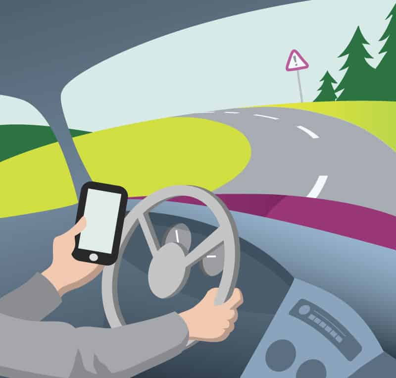 texting while driving