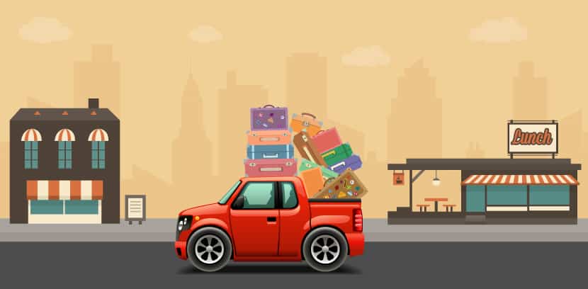 overloading car while driving