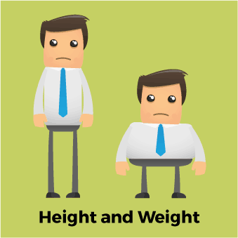 height and weight drink driving
