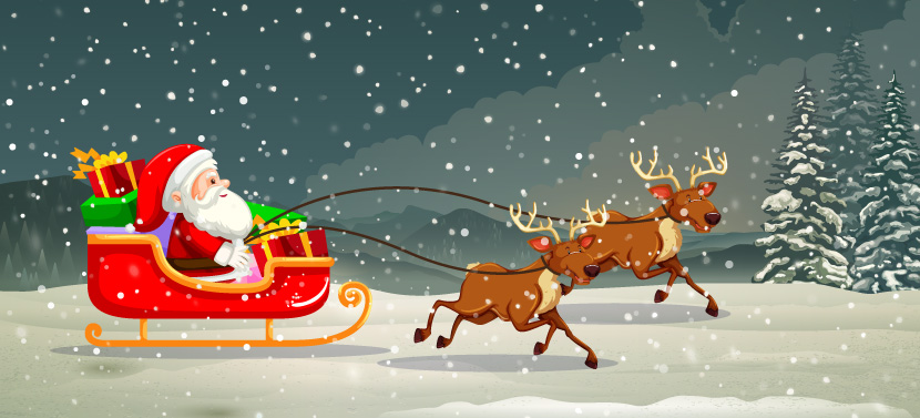 santa-on-sleigh